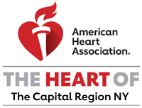 American Heart Association The Heart of The Capital Region Logo